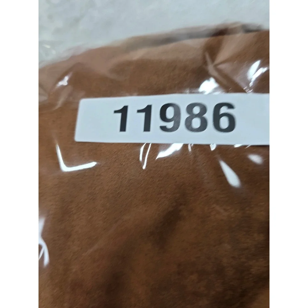Frye Shirt Jacket Mens‎ 2XL Brown Faux Suede Snap Front Shacket Workwear